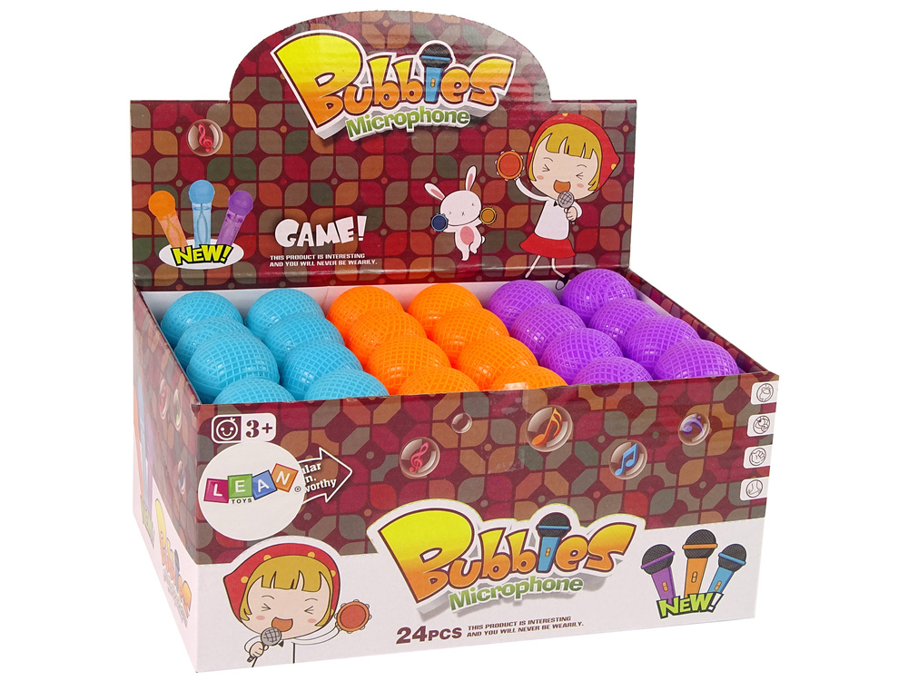 Muilo burbulai lean toys mikrofonas, 40ml