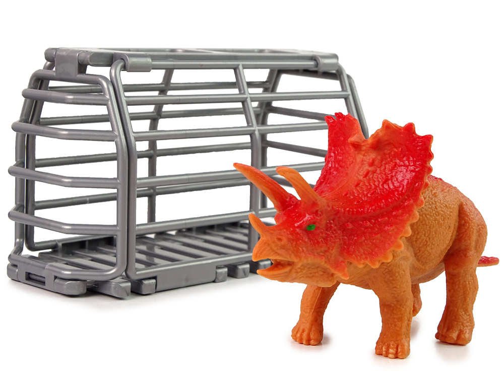 Automobilis su priekaba ir dinozauru DIY