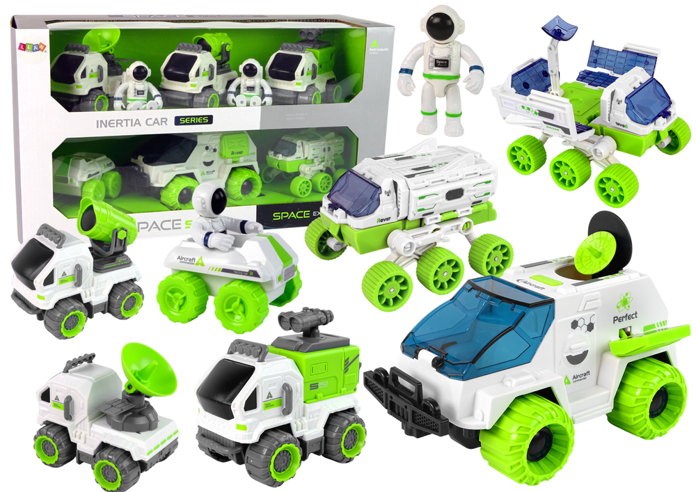 Kosminių transporto priemonių rinkinys 6in1 leantoys