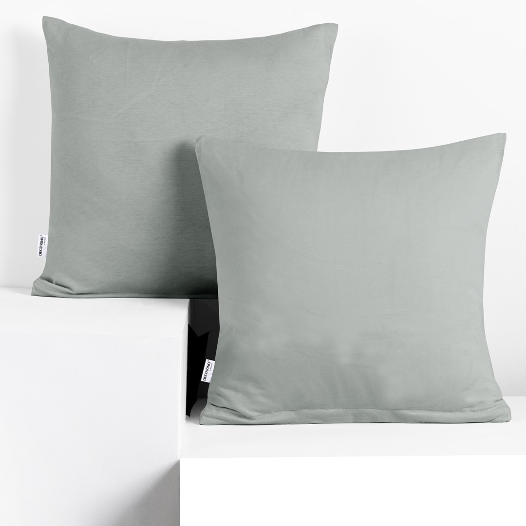 Decorative pillowcase AMBER color gray style classic type of material - textiles jersey 40x40 DecoKing