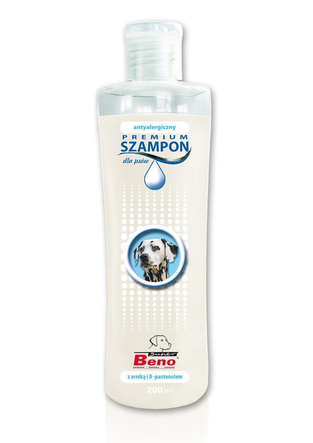 Antialerginis šampūnas šunims su arnika ir D-pantenoliu, 200 ml
