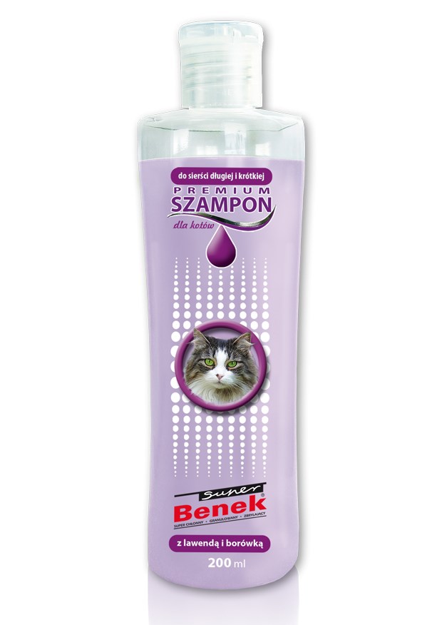 Raminantis levandų ir mėlynių šampūnas katėms, 200 ml