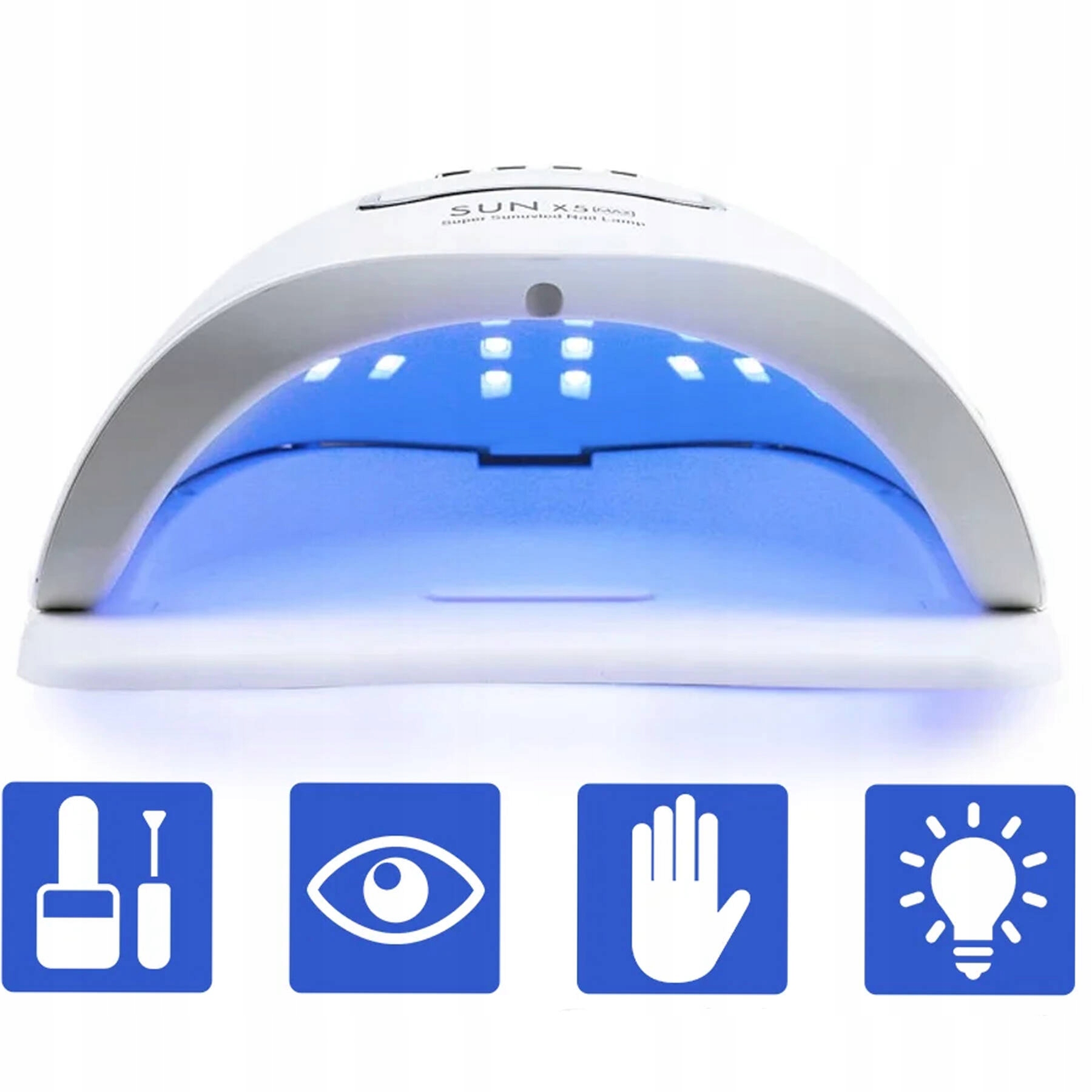 Uv vadovaujama nagų lempa 180w hibridinis gelis galingas max lcd iki 57 diodų uv led