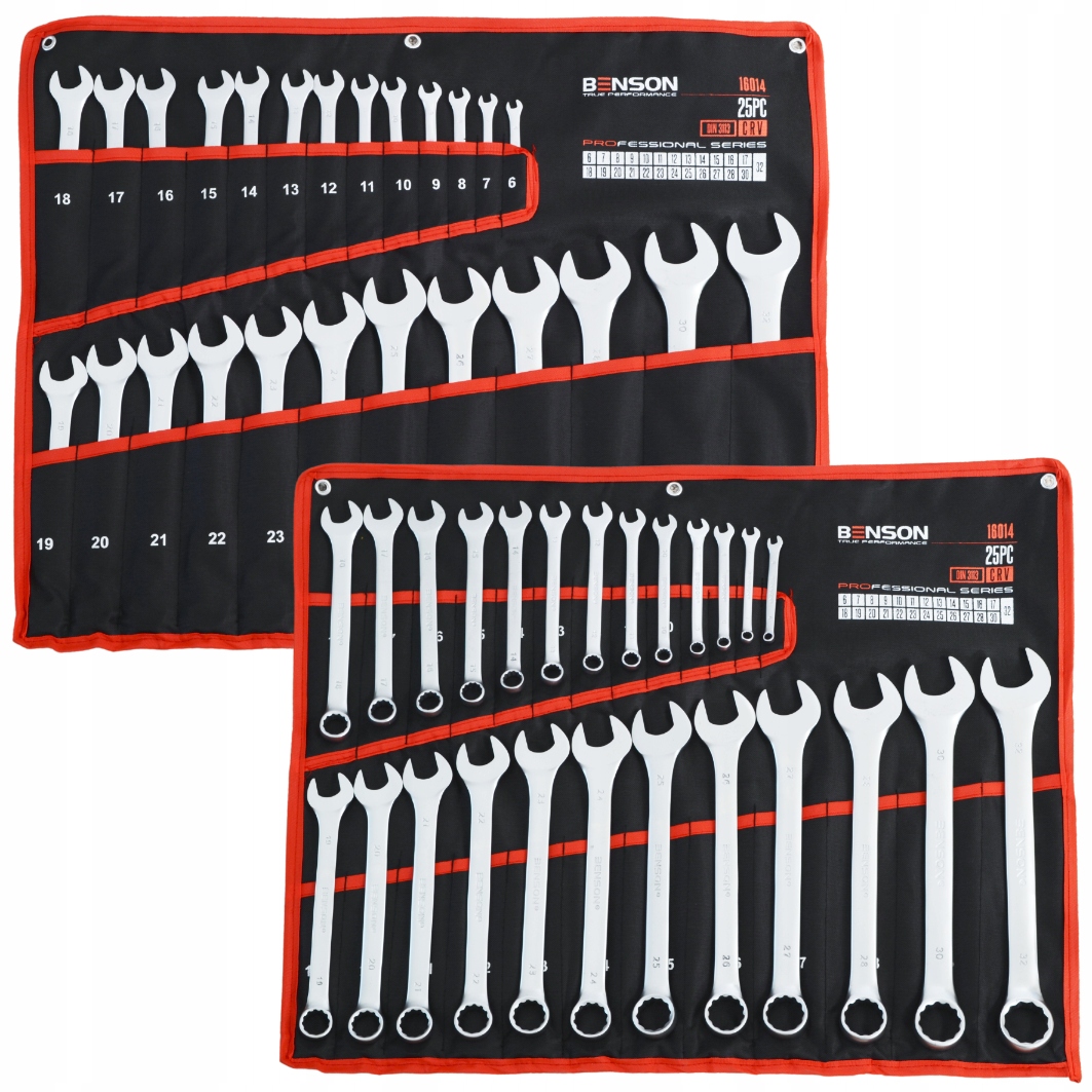DIDELIS VERŽLIARAKČIŲ RINKINYS 6-32 MM 25EL MATINIS BENSON BY BLACK