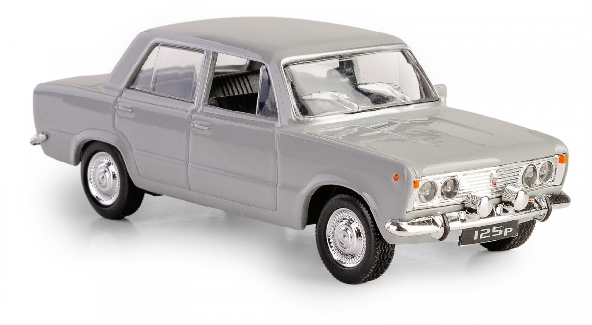Automobilio modelis daffi prl fiat 125p k-587 15873, pilkas