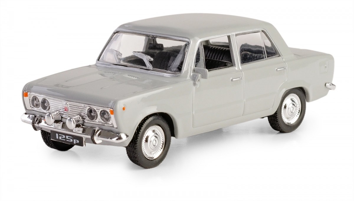 Automobilio modelis daffi prl fiat 125p k-587 15873, pilkas