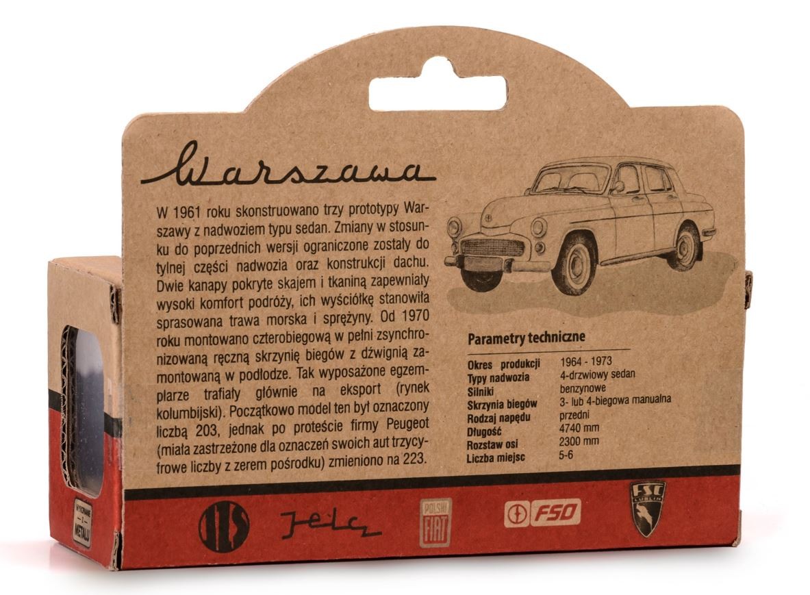 Automobilio modelis daffi prl warszawa 223 k-565 15651, pilkas
