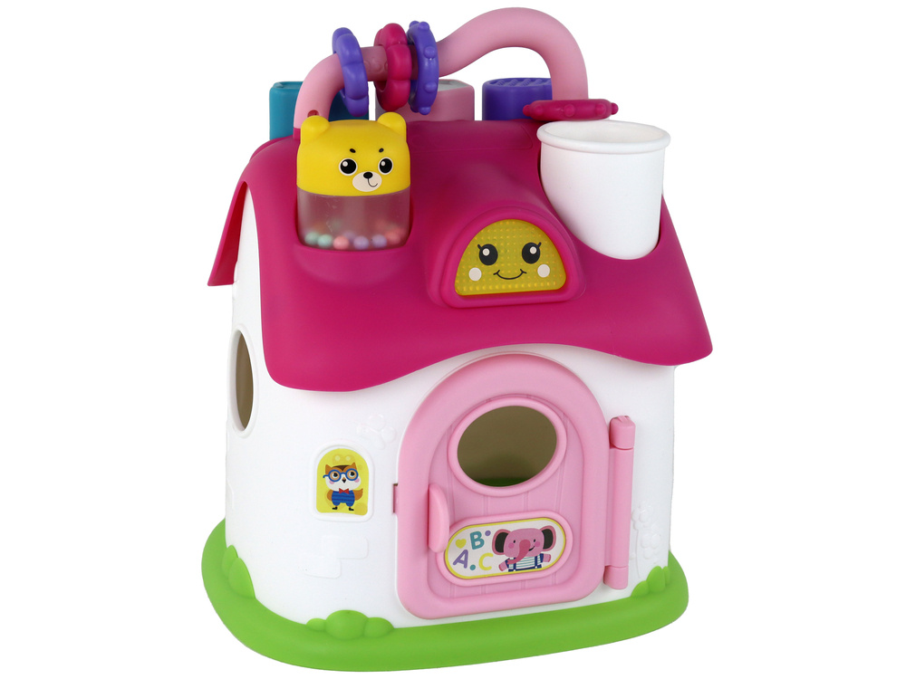 Interaktyvi edukacinė dėlionė namukas lean toys