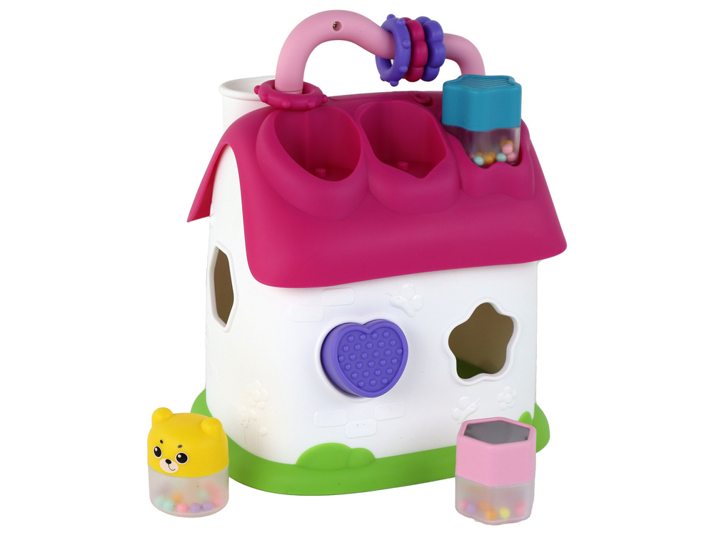 Interaktyvi edukacinė dėlionė namukas lean toys