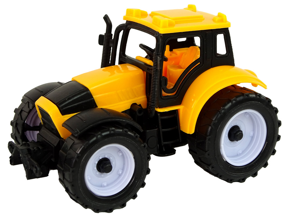 Žaislinių traktorių rinkinys lean toys, 4vnt.