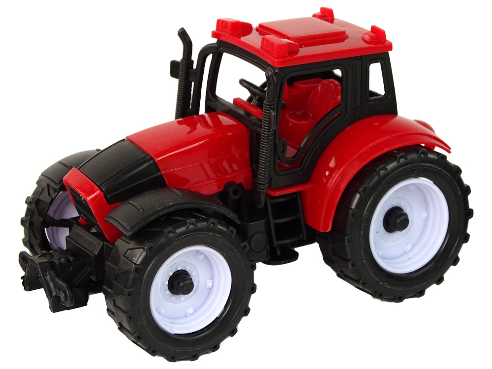 Žaislinių traktorių rinkinys lean toys, 4vnt.