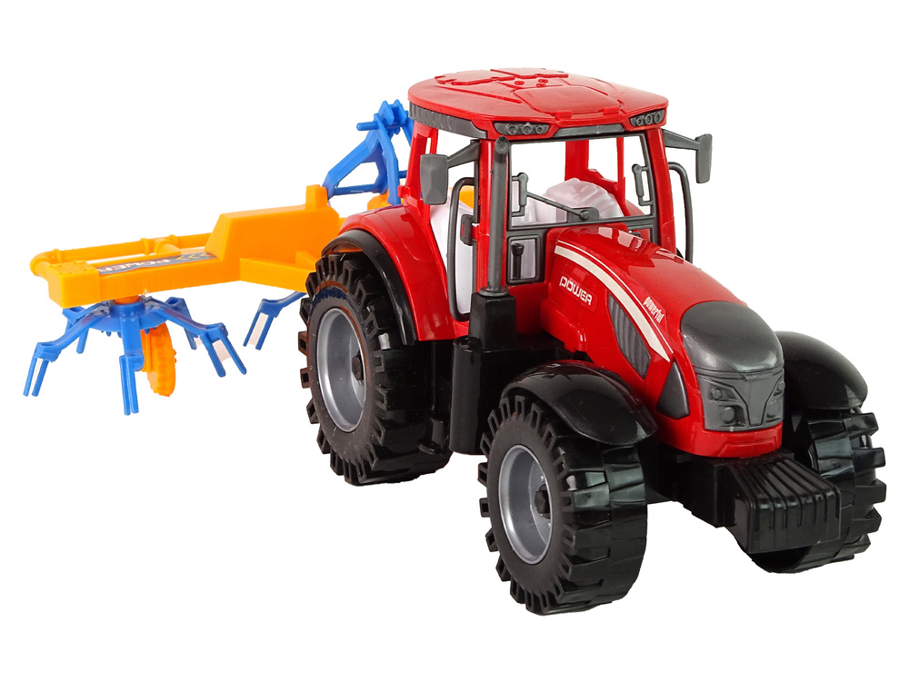Traktorius su frikciniu grėbliu lean toys