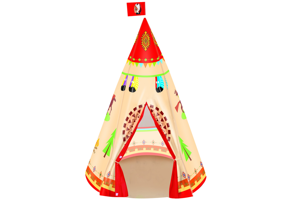 Palapinė vaikams tipi indian garden style, 160 x 105 cm
