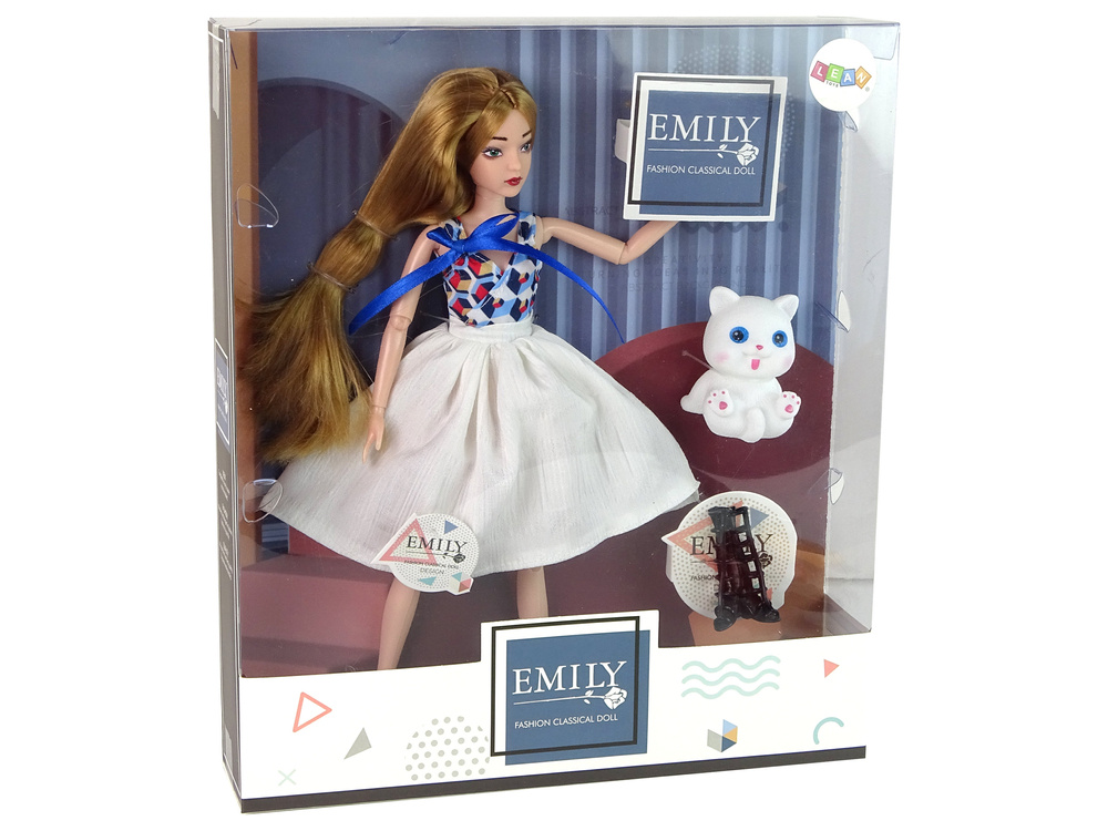 Lėlė su kačiuku lean toys