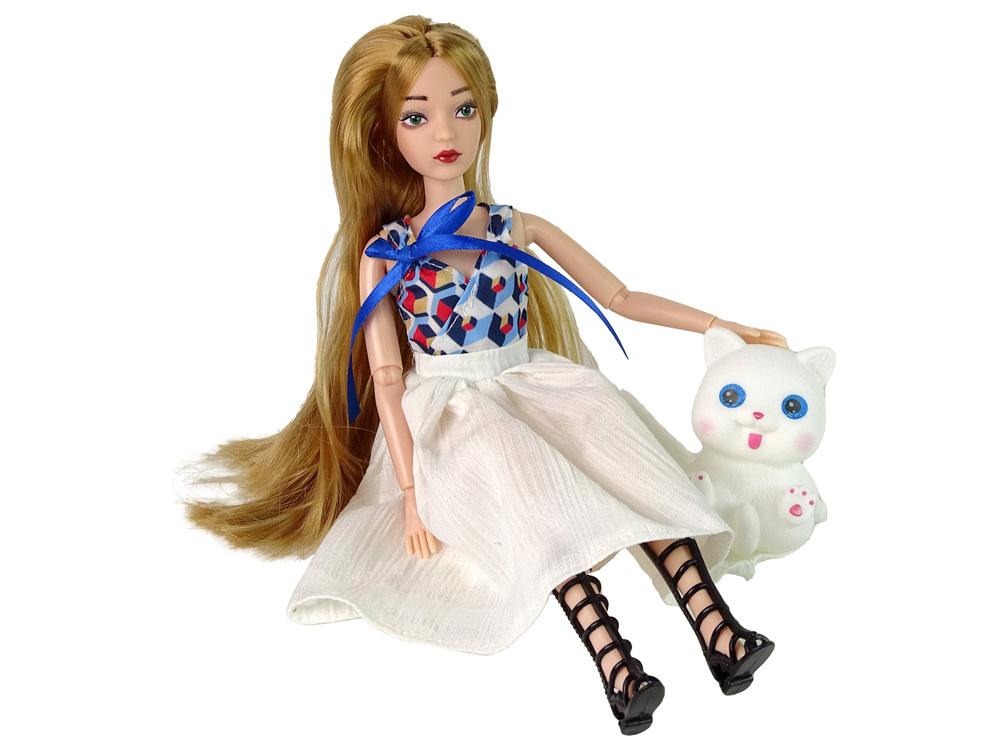Lėlė su kačiuku lean toys