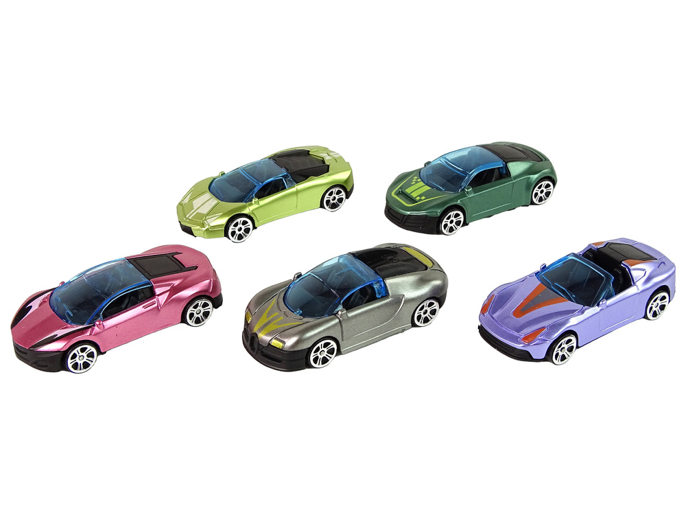 Žaislinių mašinėlių rinkinys lean toys, 5vnt.