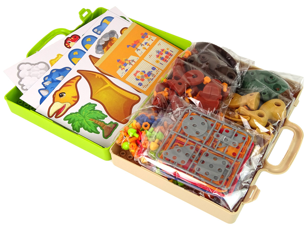 Konstruktorius dinozaurai lean toys