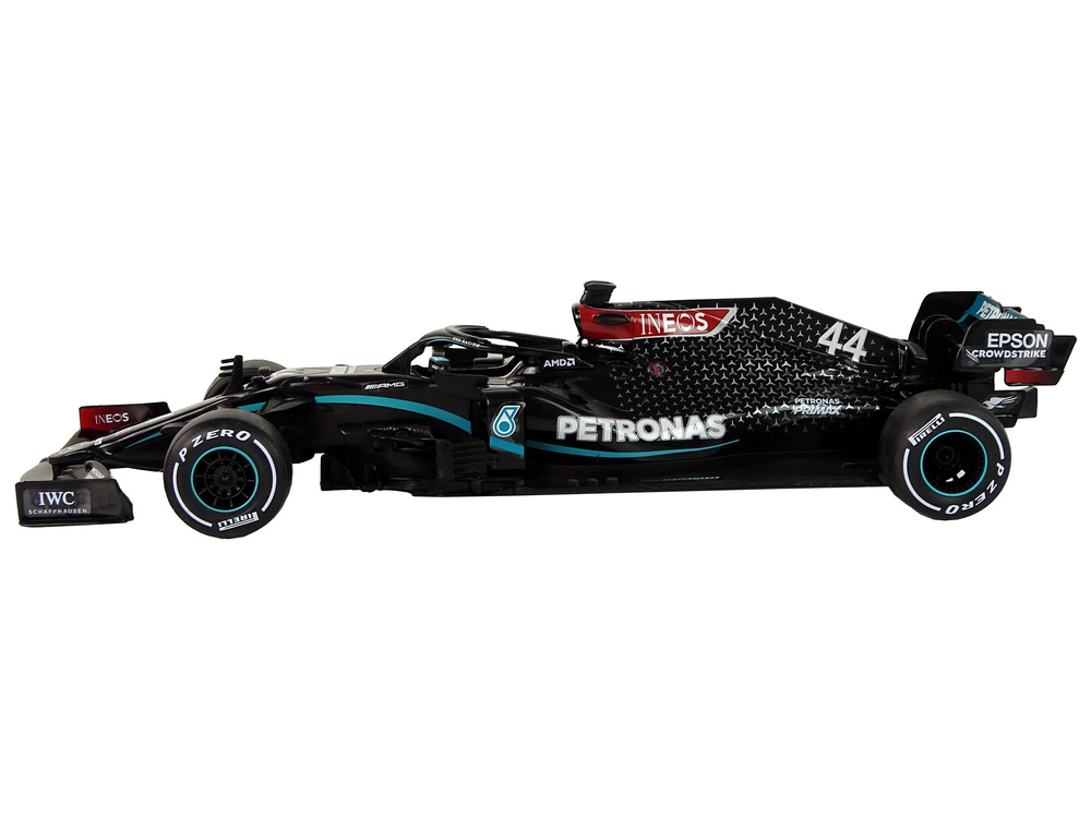 Radijo bangomis valdomas rastar mercedes-amg f1, 1:18