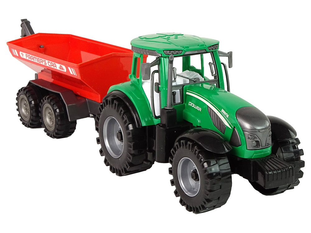 Traktorius su priekaba lean toys