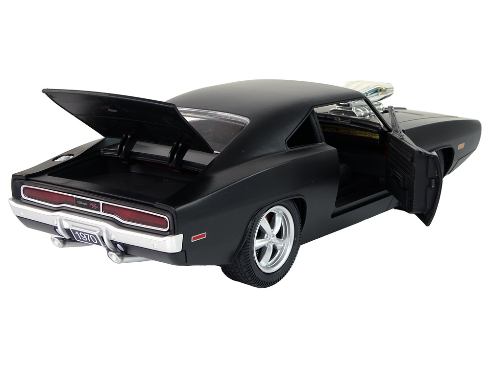 Nuotoliniu būdu valdomas automobilis dodge charger 1:16 rastar, juodas