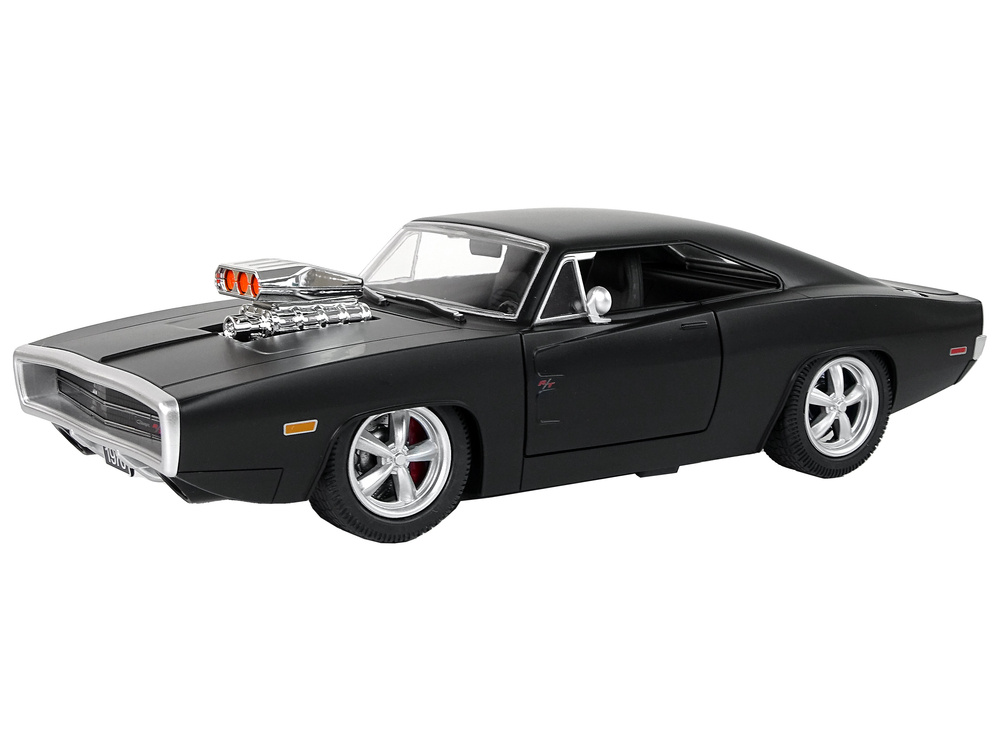 Nuotoliniu būdu valdomas automobilis dodge charger 1:16 rastar, juodas