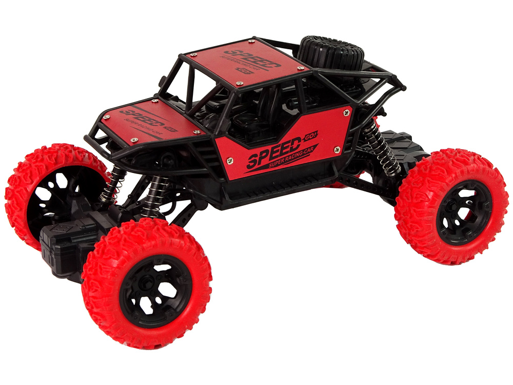 Nuotoliniu būdu valdomas automobilis lean toys 1:18, raudonas