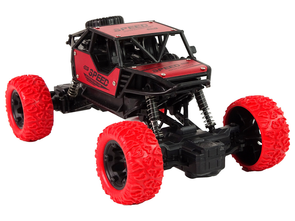Nuotoliniu būdu valdomas automobilis lean toys 1:18, raudonas