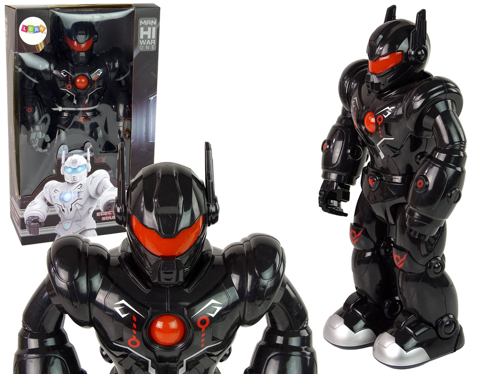 Interaktyvus vaikščiojantis robotas su garsais ir šviesomis