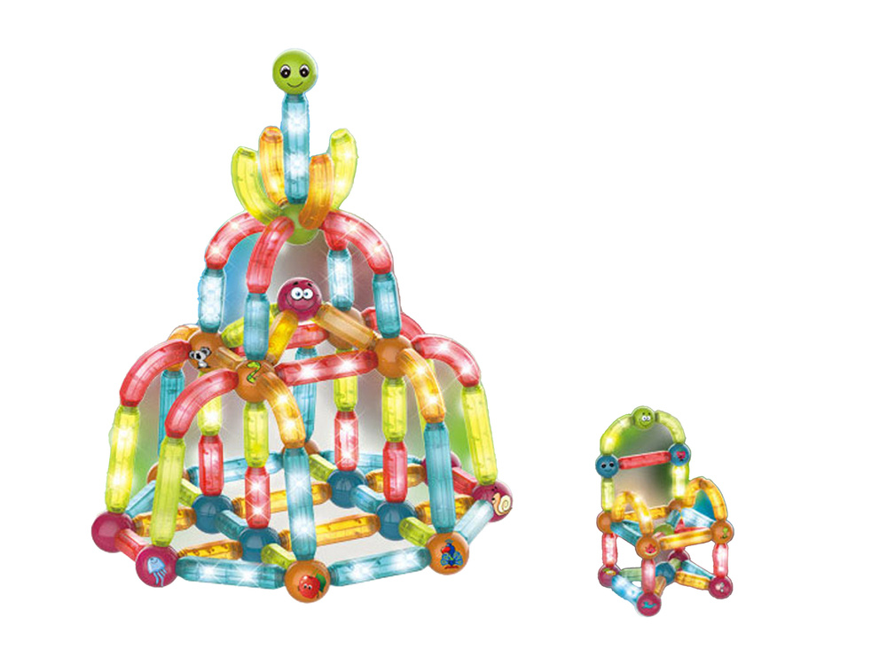 3D magnetinis konstruktorius LeanToys, 102 d.