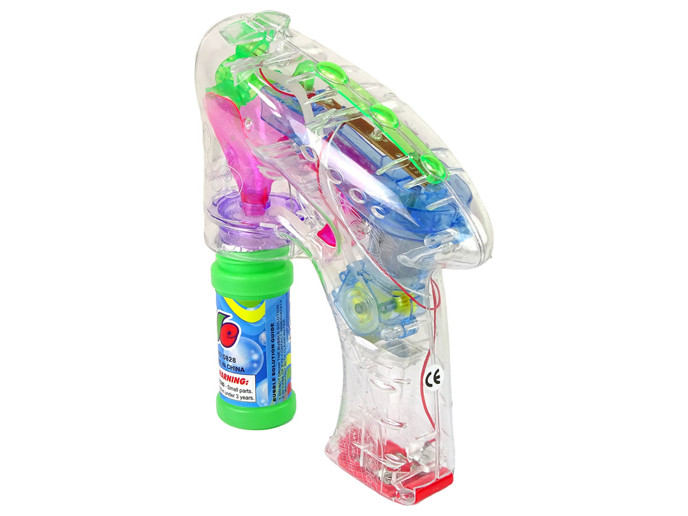 Muilo burbulų mašina lean toys spalvingas pistoletas