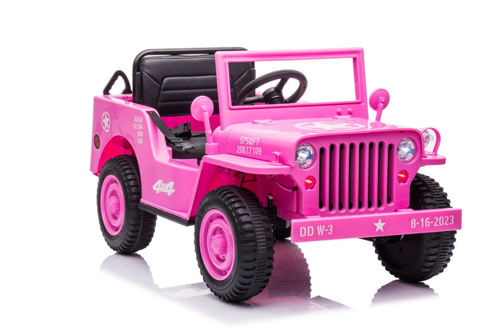 Akumuliatorinis automobilis jh-103 rožinis 4x4