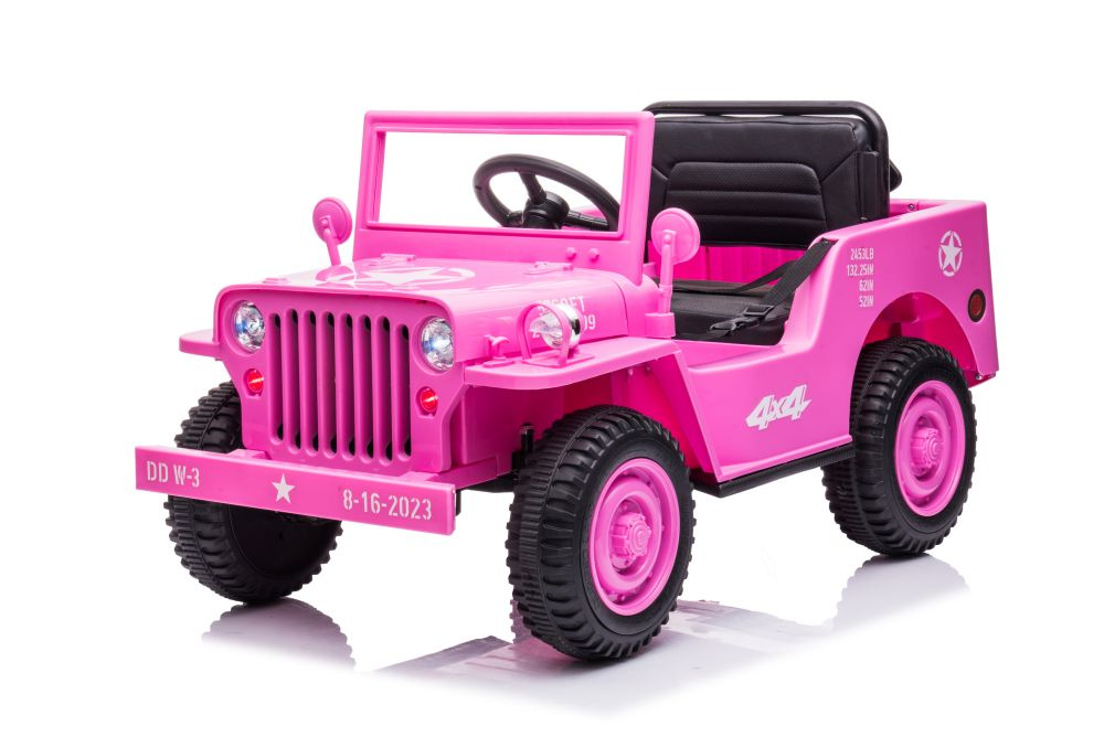 Akumuliatorinis automobilis jh-103 rožinis 4x4
