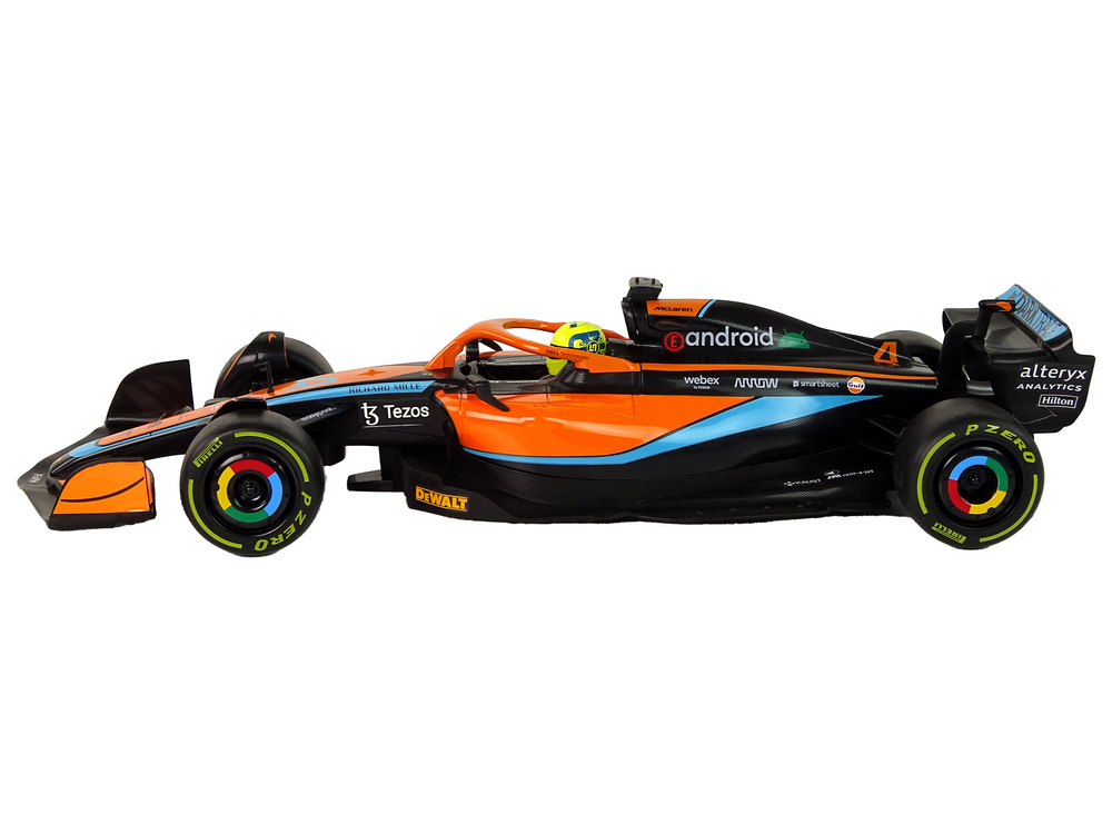 Nuotoliniu būdu valdomas automobilis McLaren F1 Rastar, oranžinis 3