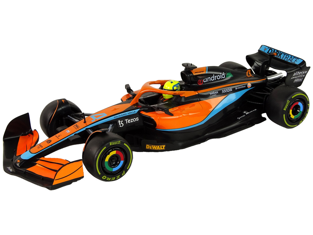 Nuotoliniu būdu valdomas automobilis McLaren F1 Rastar, oranžinis 2