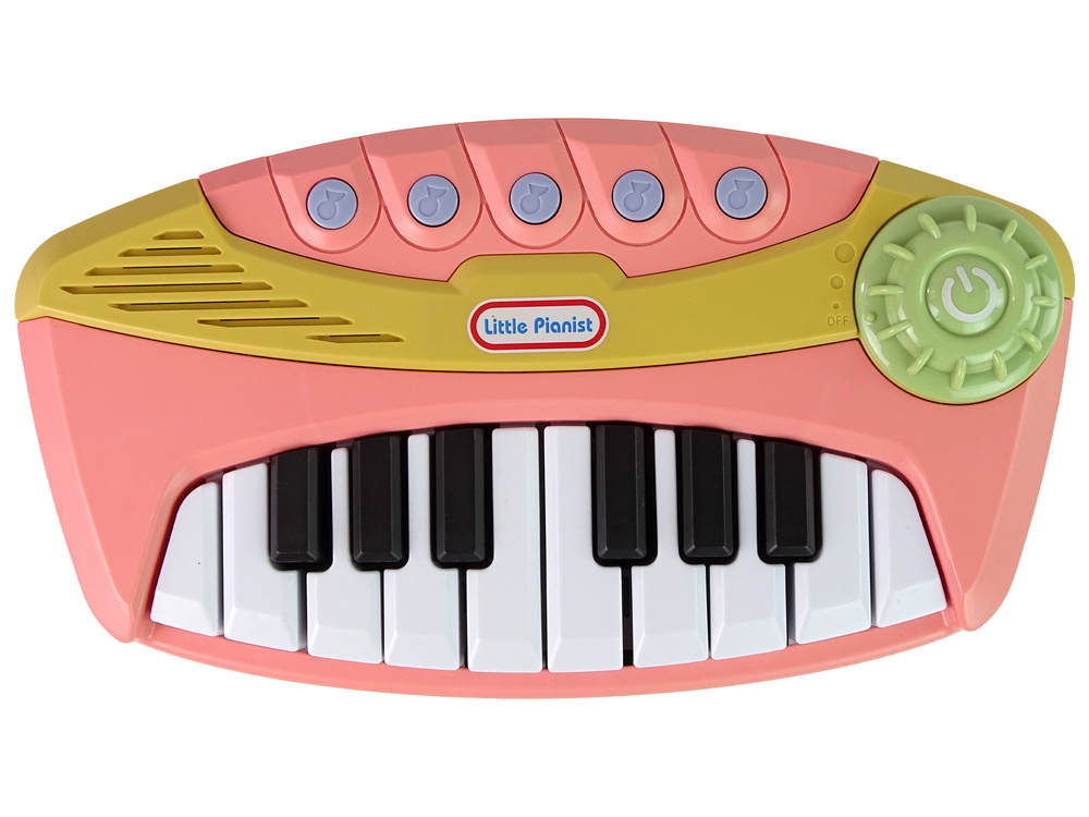 Interaktyvus pianinas lean toys little pianist, rožinis