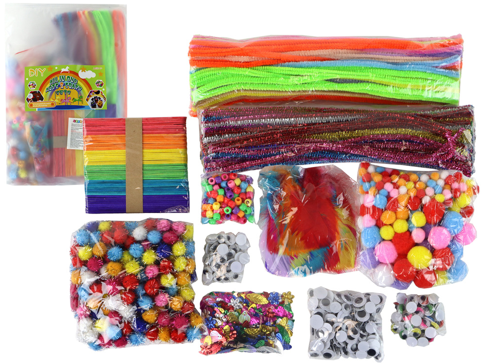 Kūrybinis rinkinys pasidaryk pats lean toys, 1200 d.