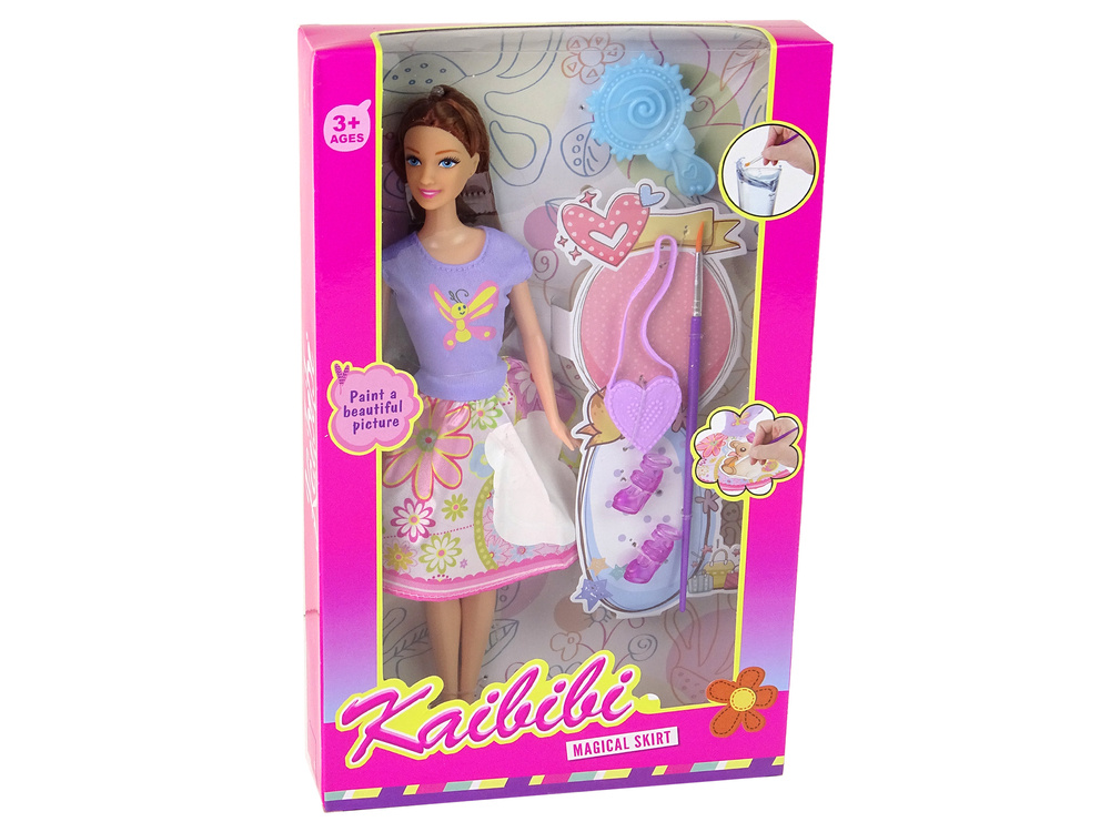 Lėlė su priedais lean toys