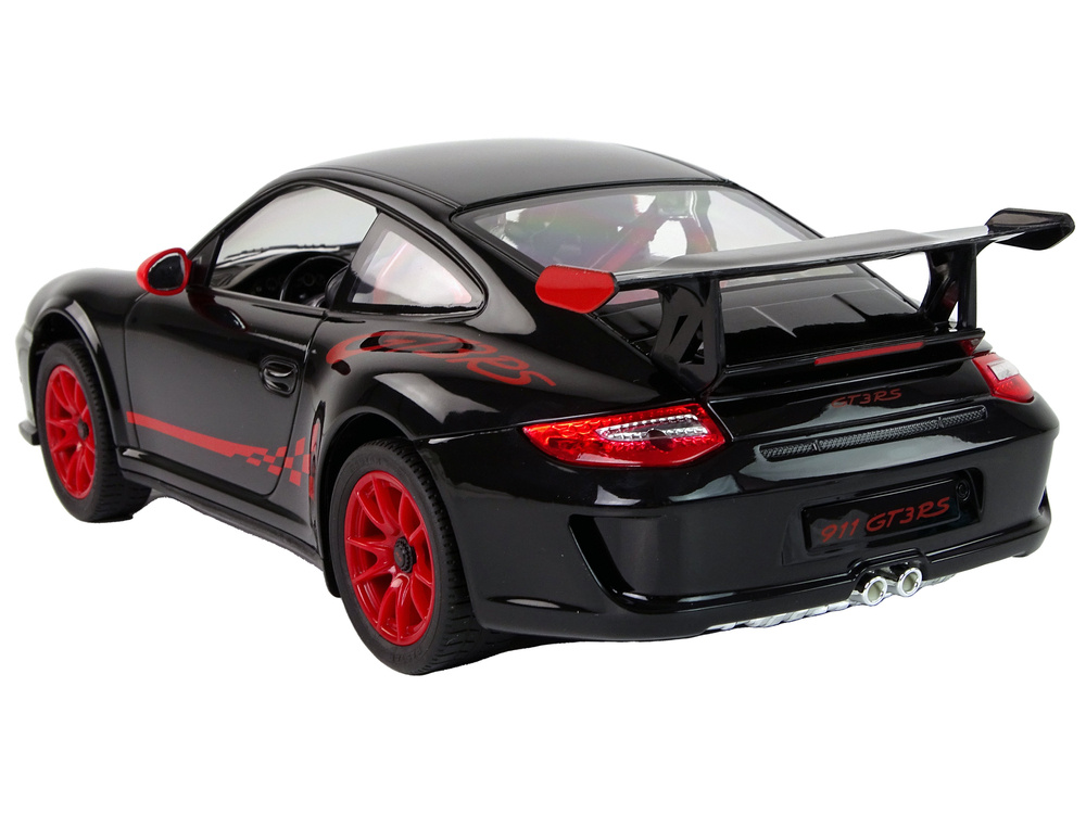 Nuotoliniu būdu valdomas automobilis porsche 911 gt3 rs, juodas