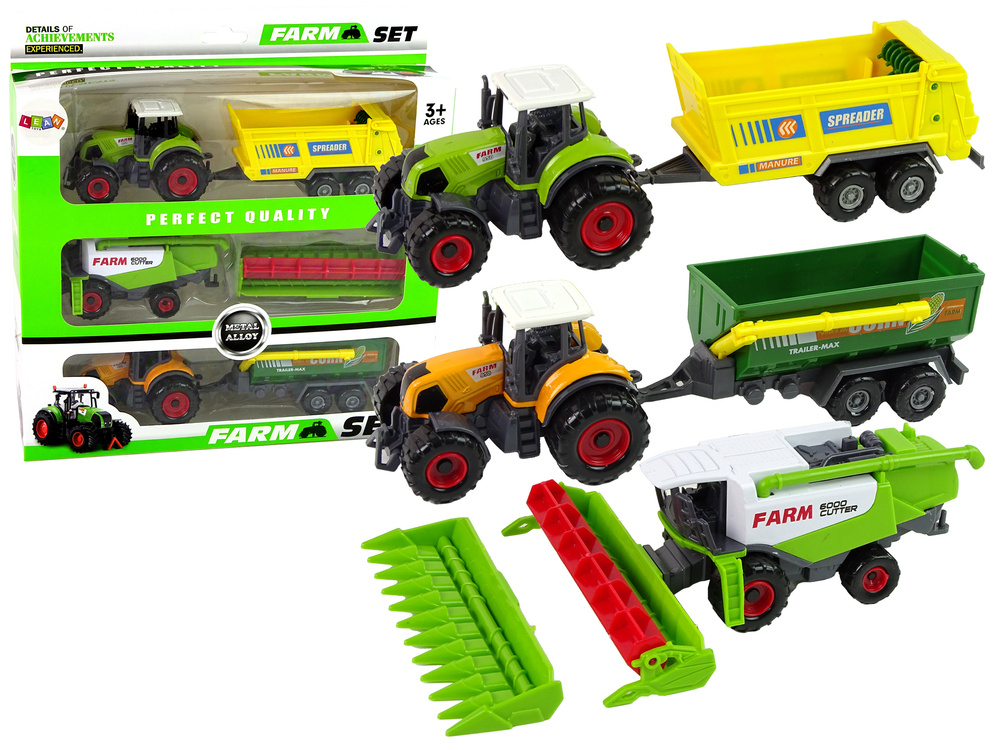 Žemės ūkio technikos komplektas lean toys