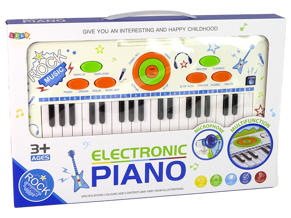 Elektrinis pianinas lean toys