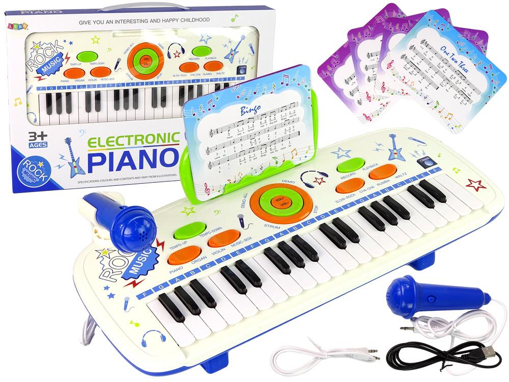 Elektrinis pianinas lean toys