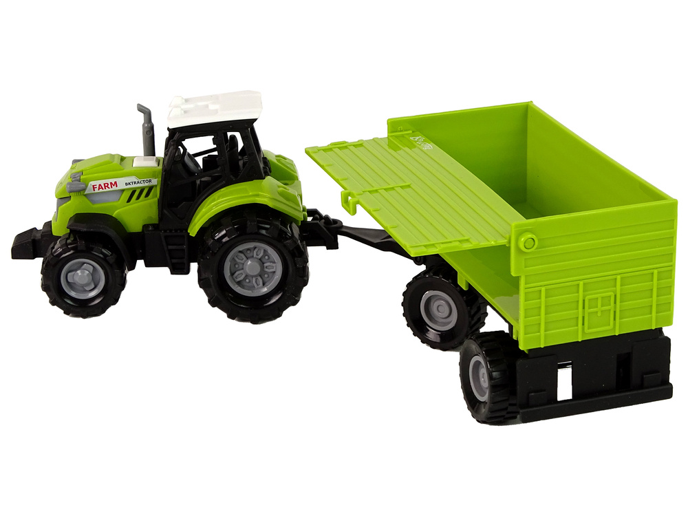 Traktorius su priekaba leantoys green farm