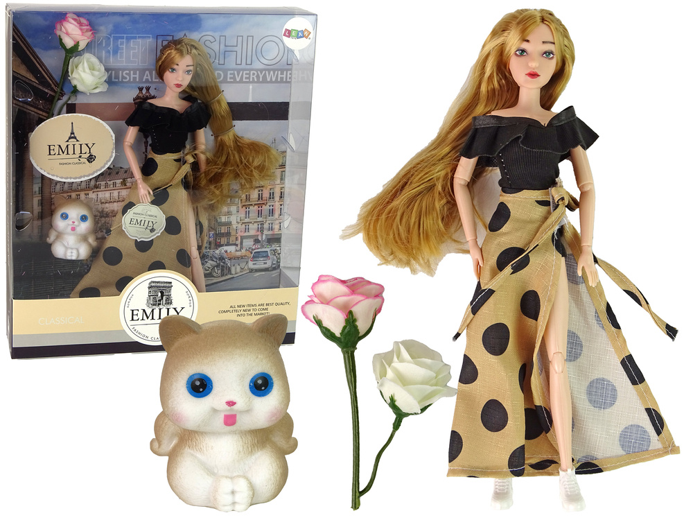 Lėlė emily su aksesuarais lean toys