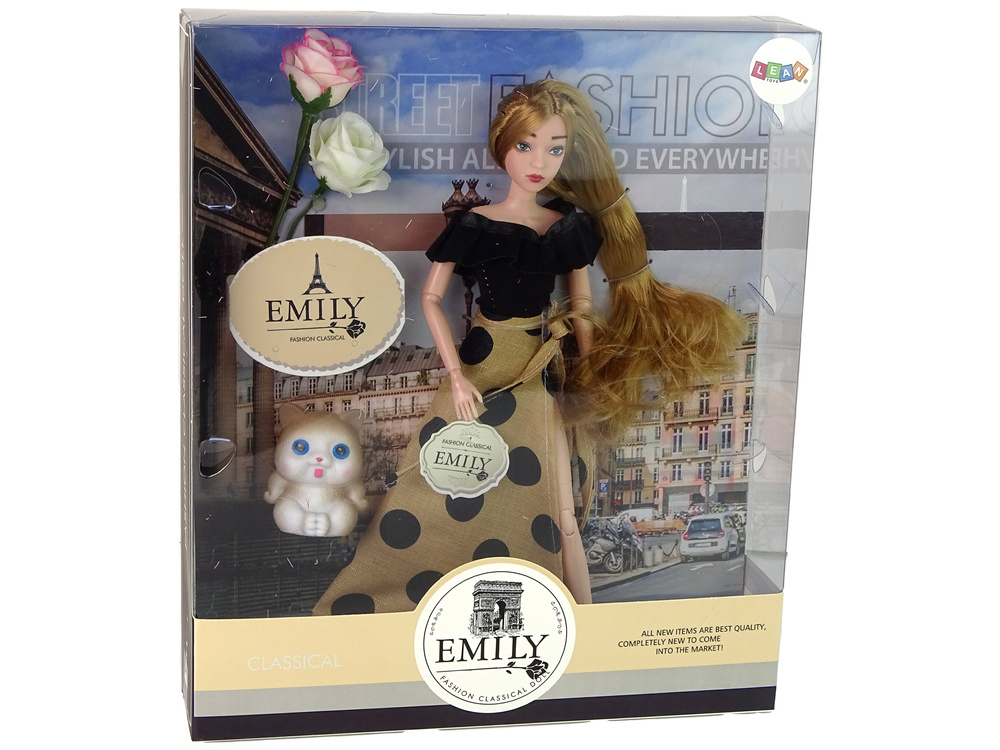 Lėlė emily su aksesuarais lean toys