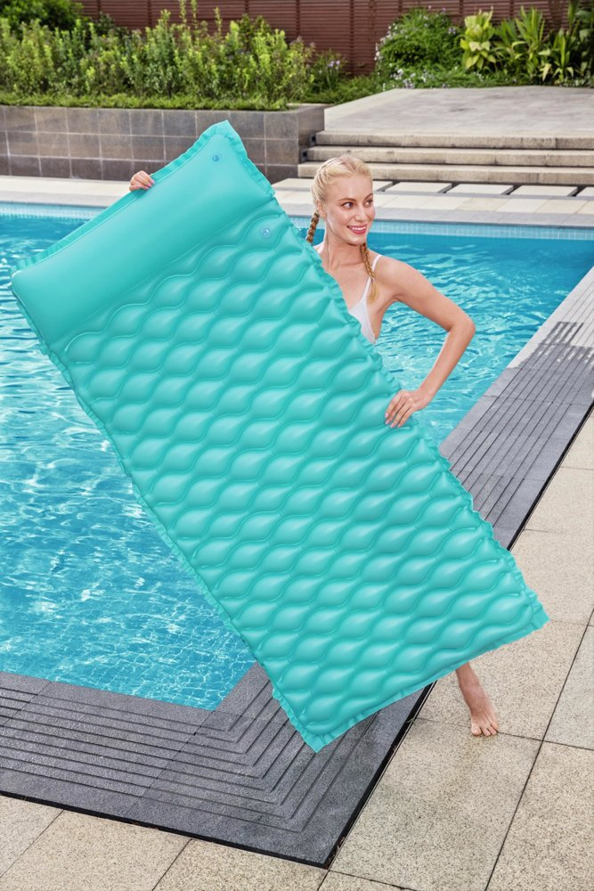 Pripučiamas paplūdimio čiužinys turquoise bestway 44020