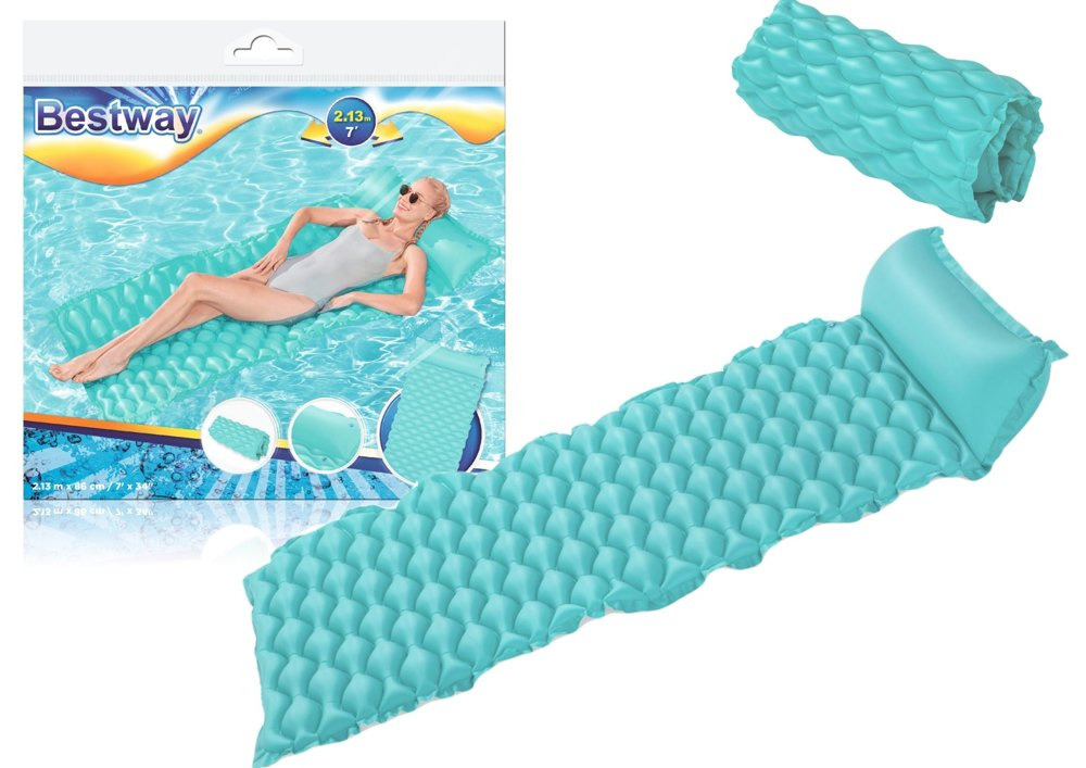 Pripučiamas paplūdimio čiužinys turquoise bestway 44020