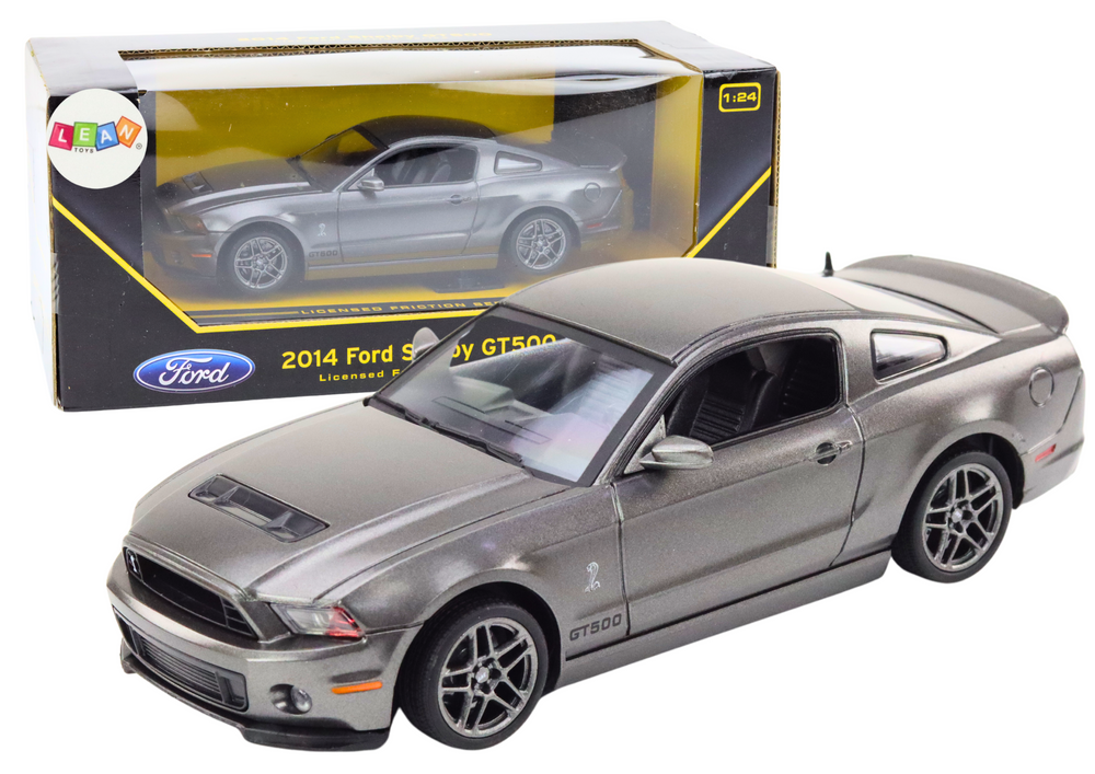 Sidabrinis ford shelby gt500 modelis 1:24 mastelio