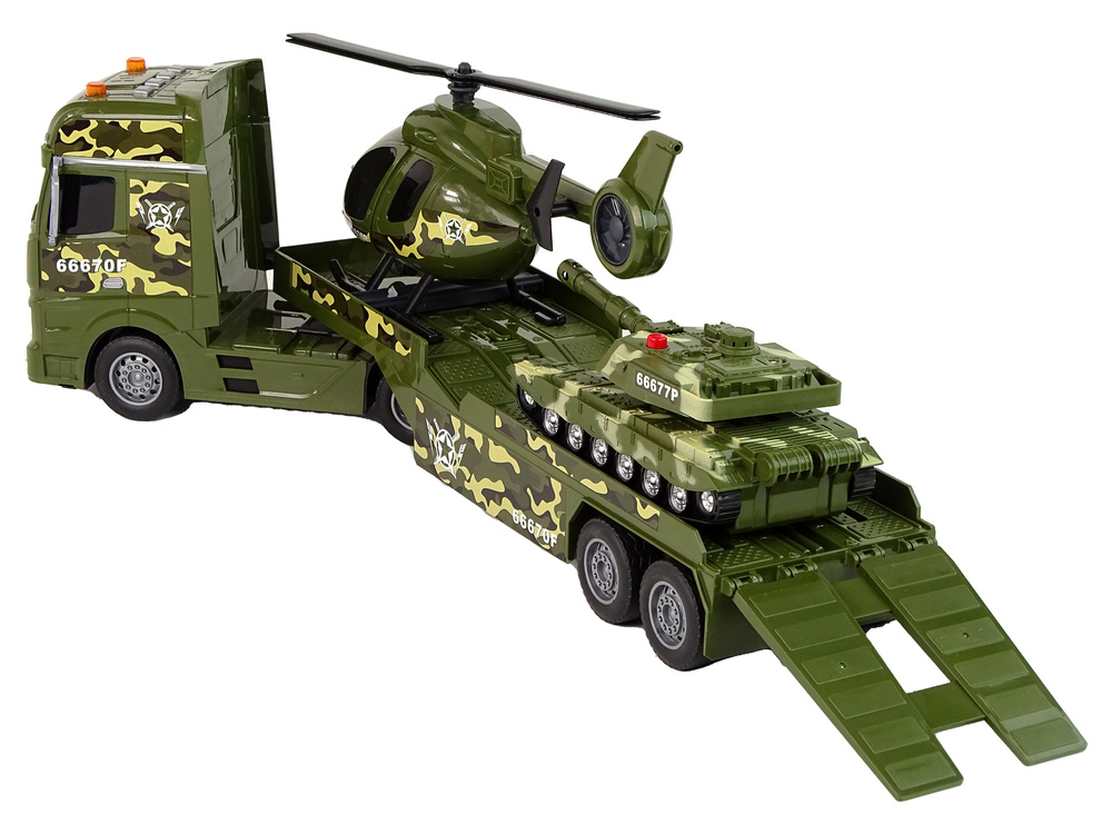 Žaislinis karinių transporto priemonių rinkinys lean toys