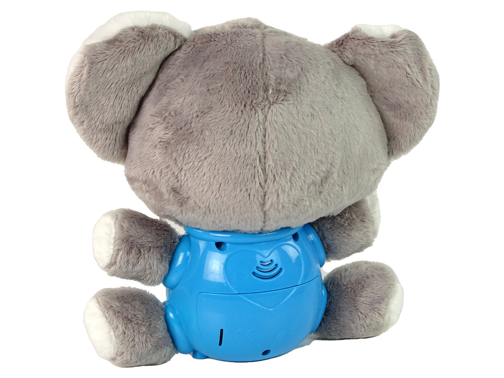 Interaktyvus pliušinis žaislas - koala lean toys, pilka