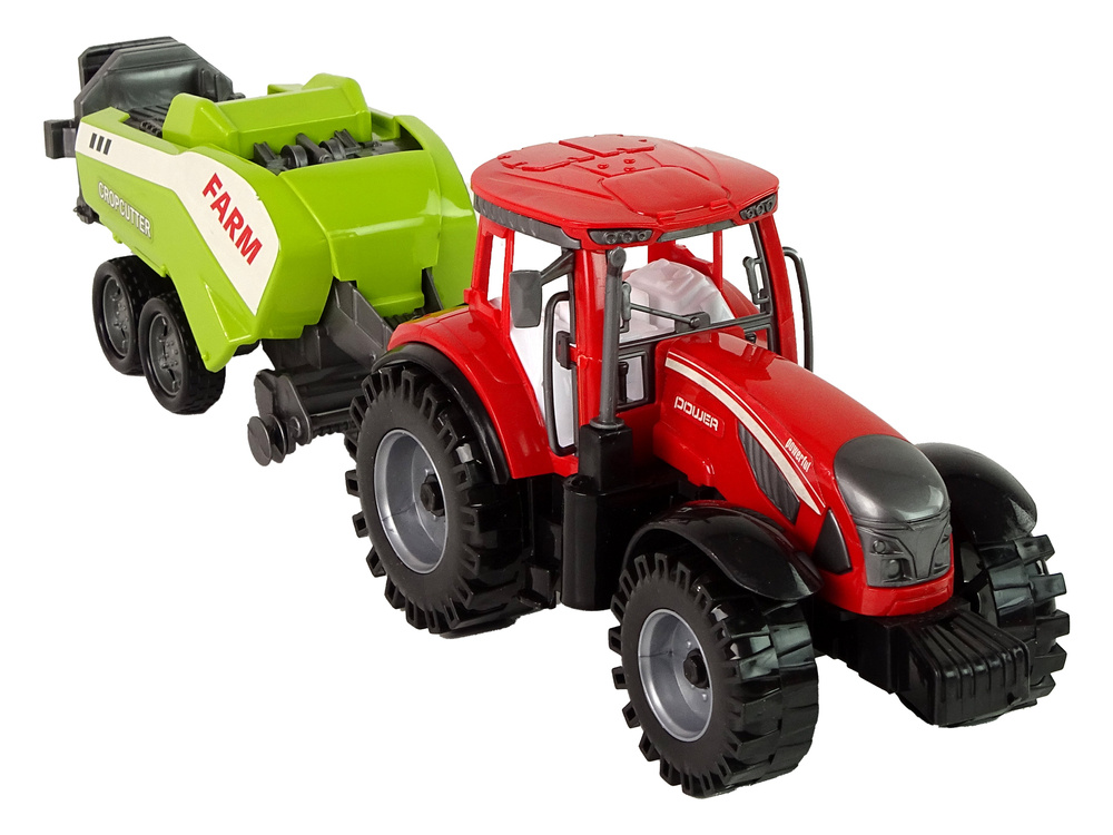 Traktorius su sėjamaja lean toys